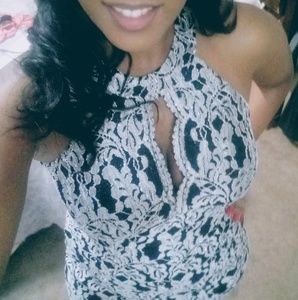 Macy's Black & sliver formal mermaid gown